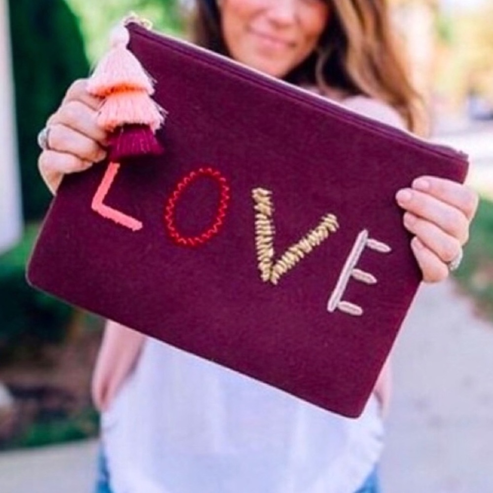 Stella & Dot | Pegasus Style Retired💖Love💖Clutch - Picture 3 of 12